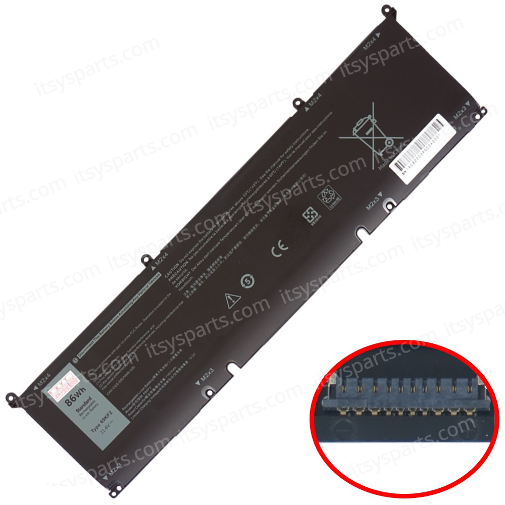 Μπαταρία Laptop - Battery για Dell XPS 15 9500 9510 9520 Precision 5550 ...