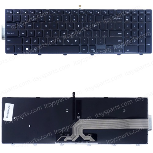 Tastiera Per Dell Compatibile &ndash; Nera, Layout QWERTY/QWERTZ/AZERTY, Con Garanzia 3 Mesi