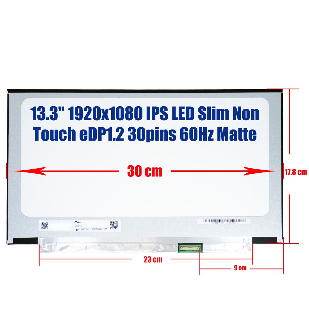 Dalle écran N133HCE-EAA Rev.C1 13.3" FHD IPS - Compatible Universel - Neuf